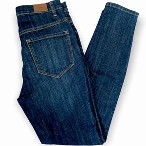 EUC BDG High Rise Seam Jean in Dark denim ankle jeans 28x29